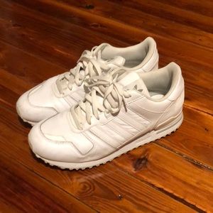 Adidas All White Trainers